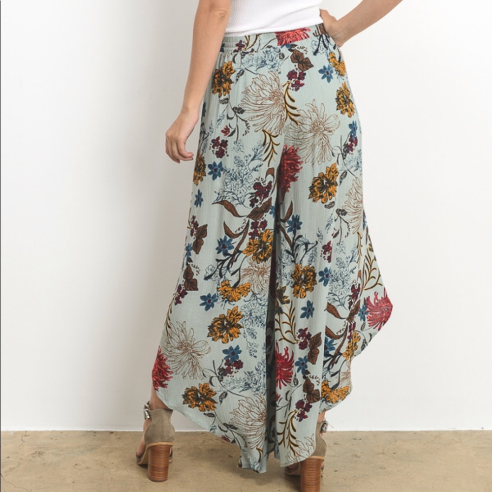 HOST PİcK⭐️Mint floral print pant - Picture 7 of 8